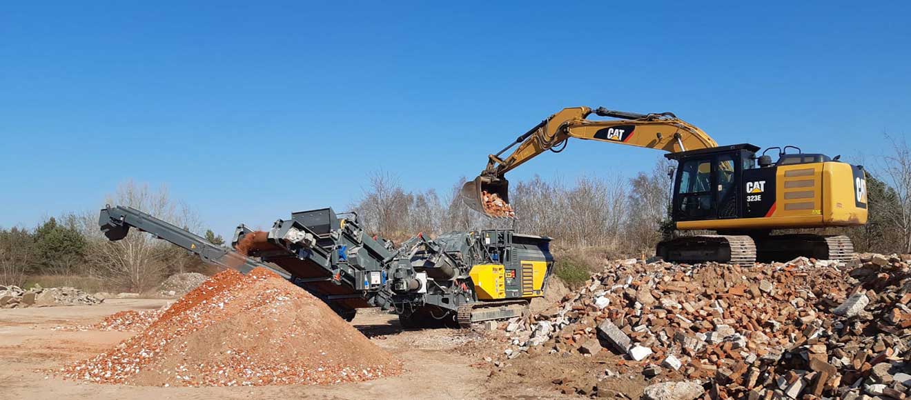 Dienstleistung: Baustoff Recycling